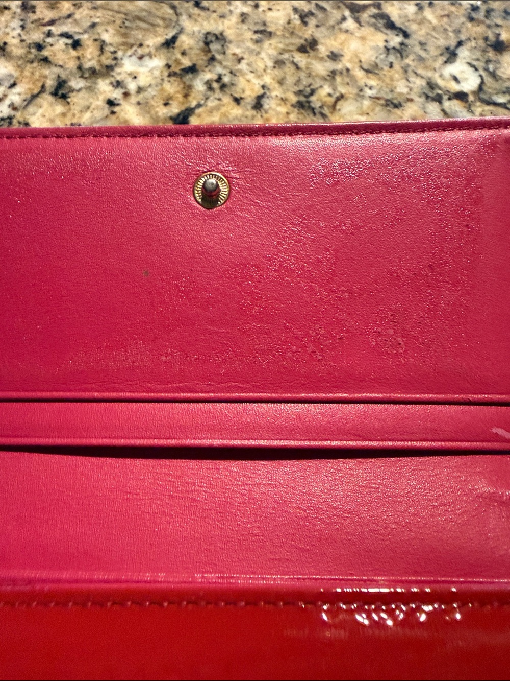 MCM Red Patent Leather  Wallet - Picture 11 of 16